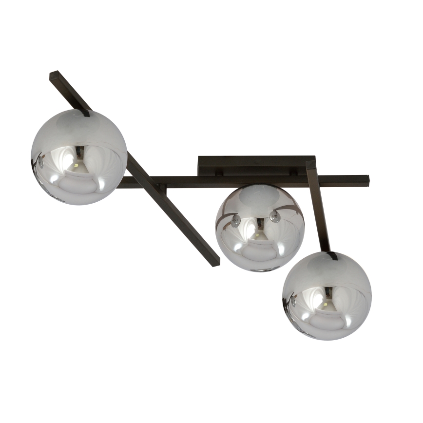 Stropní svítidlo SMART 3xE14/10W/230V černá/šedá