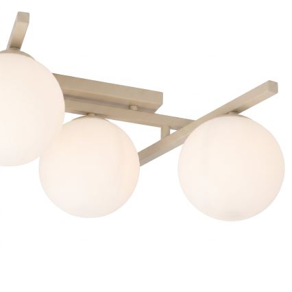 Stropní svítidlo SMART 4xE14/10W/230V béžová/bílá