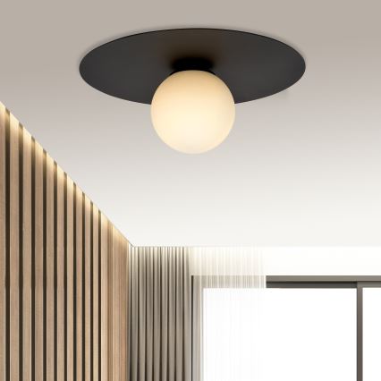 Stropní svítidlo SOLAR 1xE14/10W/230V černá/bílá