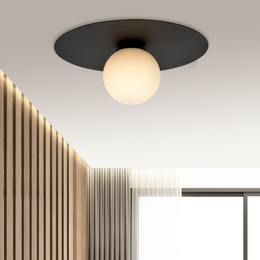 Stropní svítidlo SOLAR 1xE14/10W/230V černá/bílá