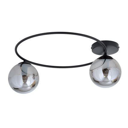 Stropní svítidlo SOPRA 2xE14/10W/230V černá