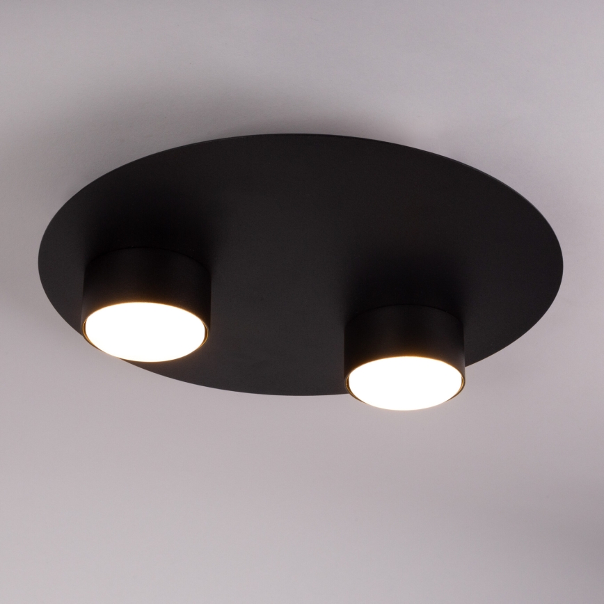 Stropní svítidlo STAR 2xGX53/12W/230V černá