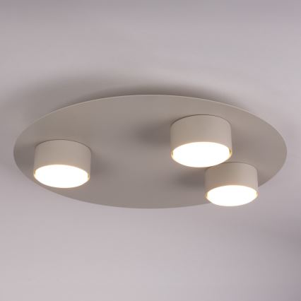 Stropní svítidlo STAR 3xGX53/12W/230V béžová
