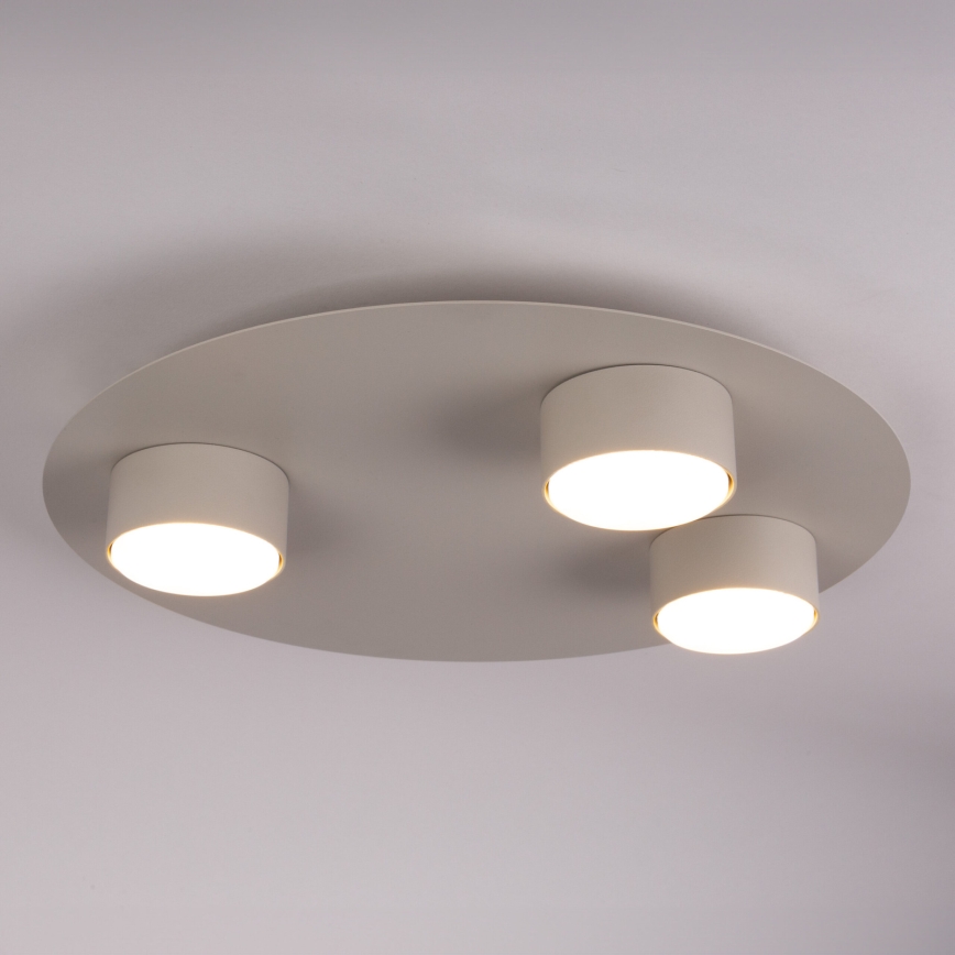 Stropní svítidlo STAR 3xGX53/12W/230V béžová