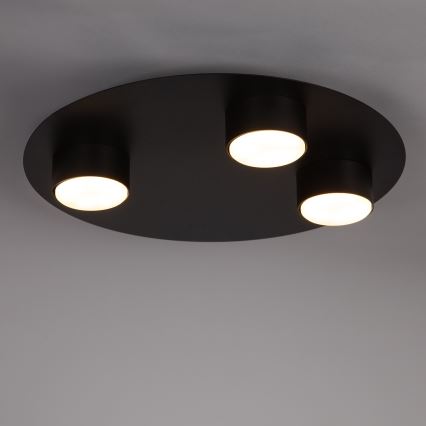 Stropní svítidlo STAR 3xGX53/12W/230V černá