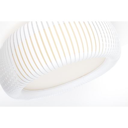 Stropní svítidlo STRIPES 2xE27/40W/230V pr. 55 cm bílá/krémová
