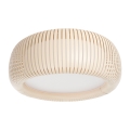 Stropní svítidlo STRIPES 2xE27/40W/230V pr. 55 cm krémová/bílá