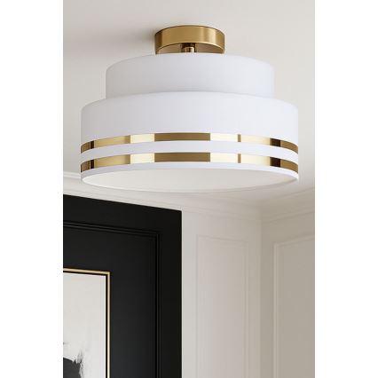 Stropní svítidlo TAMI 1xE27/60W/230V krémová/zlatá