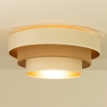 Stropní svítidlo WENTA 1xE27/60W/230V pr. 50 cm béžová/juta