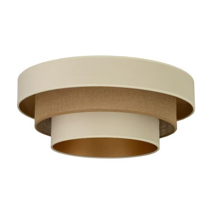 Stropní svítidlo WENTA 1xE27/60W/230V pr. 50 cm béžová/juta