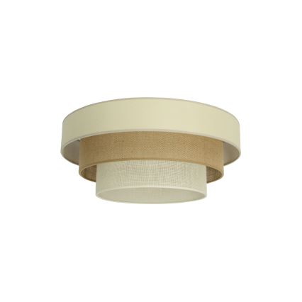Stropní svítidlo WENTA 1xE27/60W/230V pr. 50 cm béžová/juta