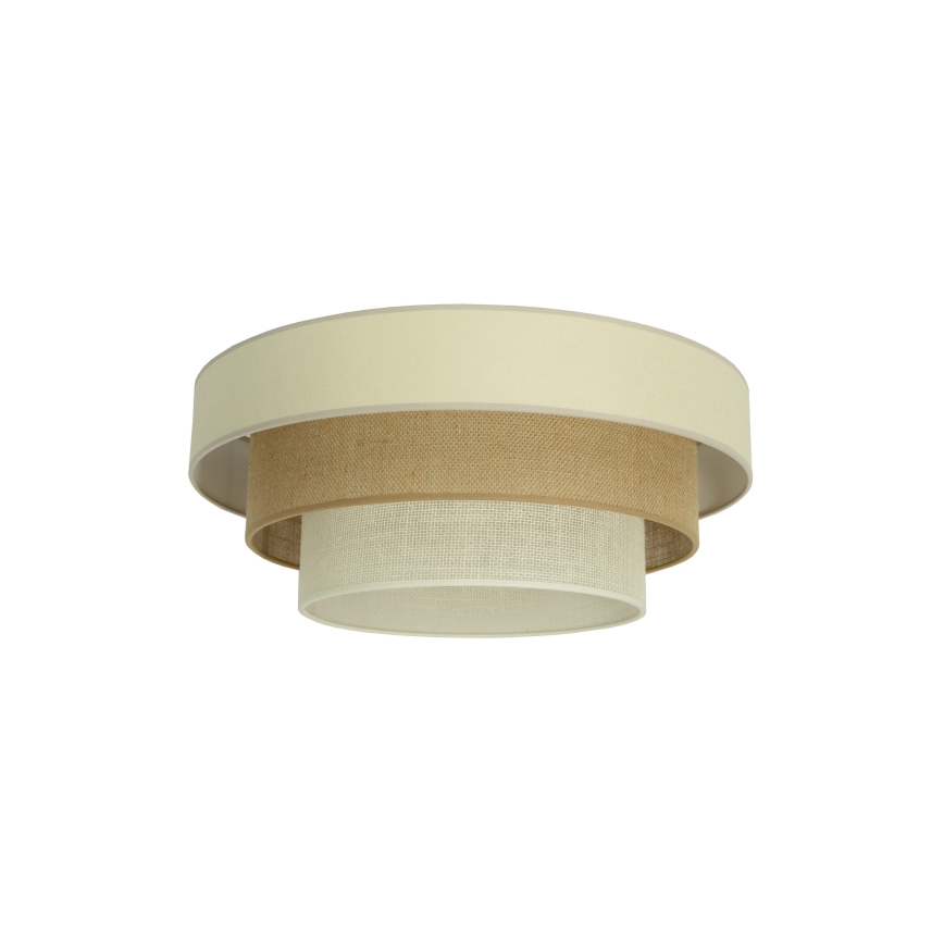 Stropní svítidlo WENTA 1xE27/60W/230V pr. 50 cm béžová/juta
