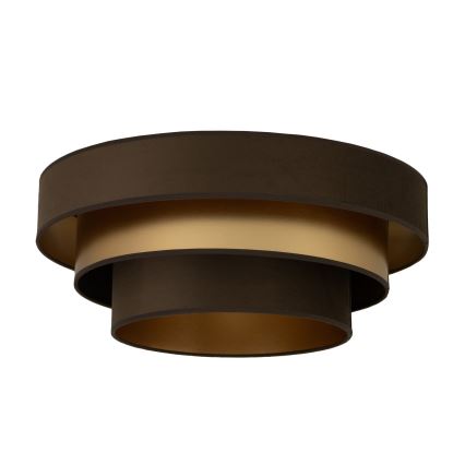 Stropní svítidlo WENTA 1xE27/60W/230V pr. 50 cm hnědá/zlatá