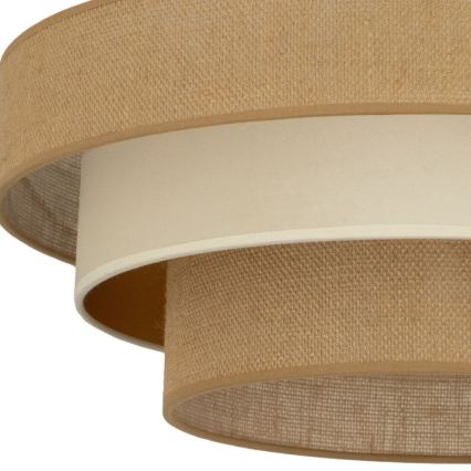 Stropní svítidlo WENTA 1xE27/60W/230V pr. 50 cm juta/béžová