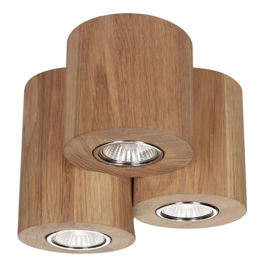 Stropní svítidlo WOODDREAM 3xGU10/6W/230V dub