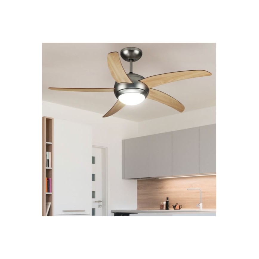 Stropní ventilátor 2xE27/20W/230V pr. 132 cm + dálkové ovládání