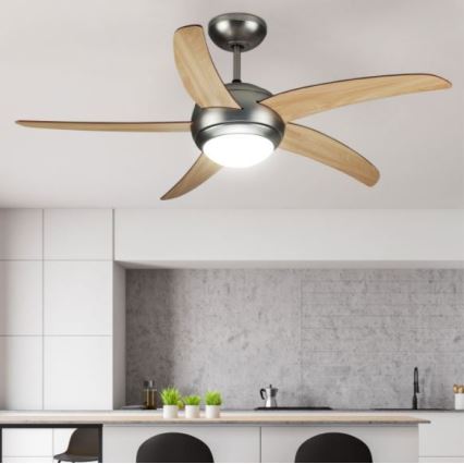 Stropní ventilátor 2xE27/20W/230V pr. 132 cm + dálkové ovládání