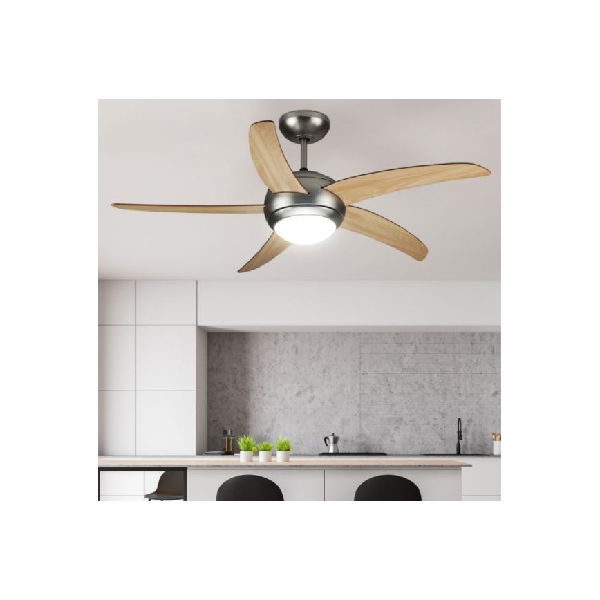 Stropní ventilátor 2xE27/20W/230V pr. 132 cm + dálkové ovládání