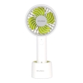 Stylies - Nabíjecí ruční ventilátor LACERTA 4W/5V 2500 mAh bílá