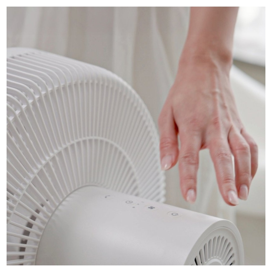 Stylies - Stojanový ventilátor 2v1 ANTILA 25W/230V 88 cm bílá + dálkové ovládání