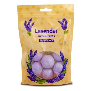 Šumivá bomba do koupele PROVENCE 6 ks levandule