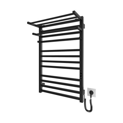 Sušák ručníků na koupelnový radiátor HF SHEFFIELD 52x20,4 cm černá