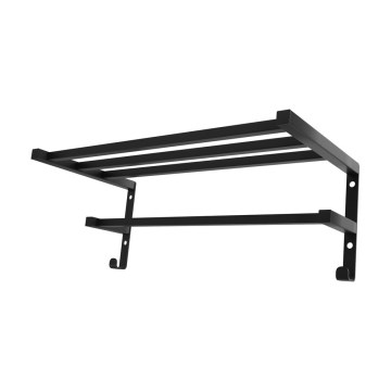 Sušák ručníků na koupelnový radiátor HF SHEFFIELD 52x25,6 cm černá