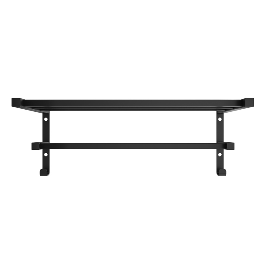 Sušák ručníků na koupelnový radiátor HF SHEFFIELD 52x25,6 cm černá