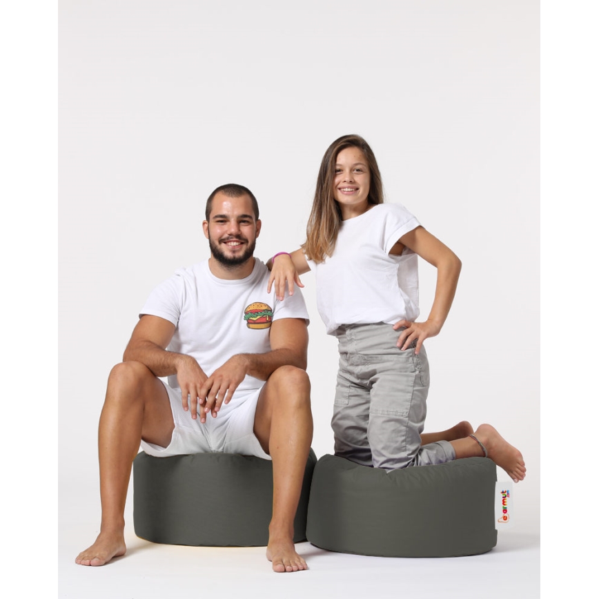 Taburet 55 cm šedá