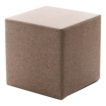 Taburet CUBI 40x40 cm hnědá