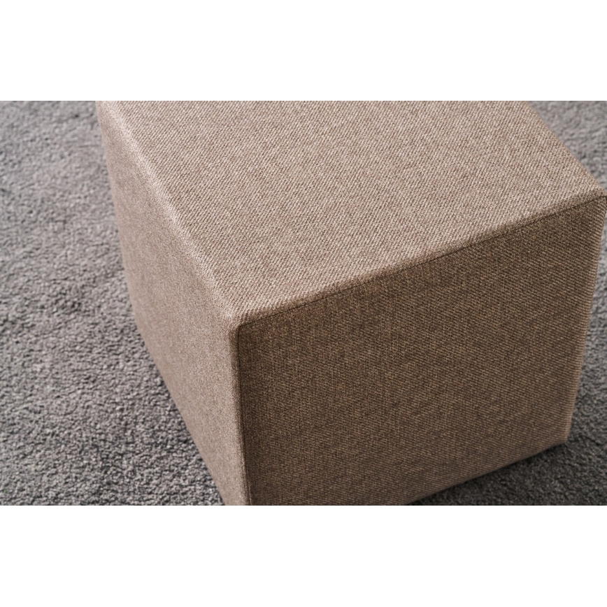 Taburet CUBI 40x40 cm hnědá