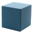 Taburet CUBI 40x40 cm modrá