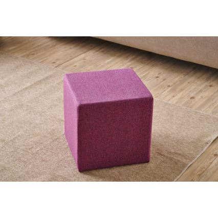 Taburet CUBI 40x40 cm růžová
