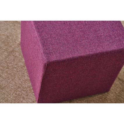 Taburet CUBI 40x40 cm růžová
