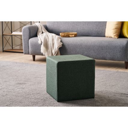 Taburet CUBI 40x40 cm zelená