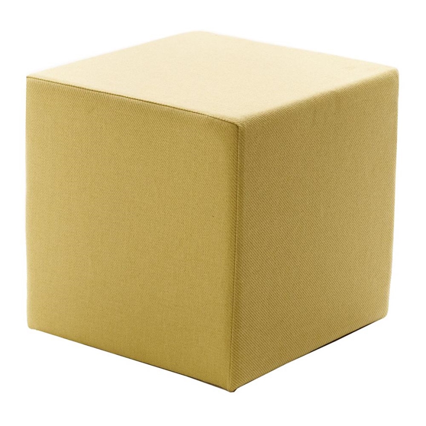 Taburet CUBI 40x40 cm žlutá