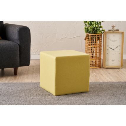 Taburet CUBI 40x40 cm žlutá