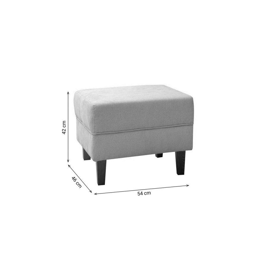 Taburet GALA 42x54 cm antracit