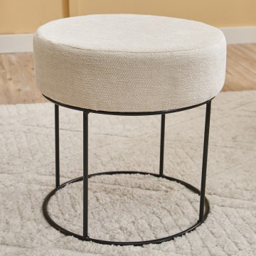 Taburet JAVI pr. 40 cm krémová