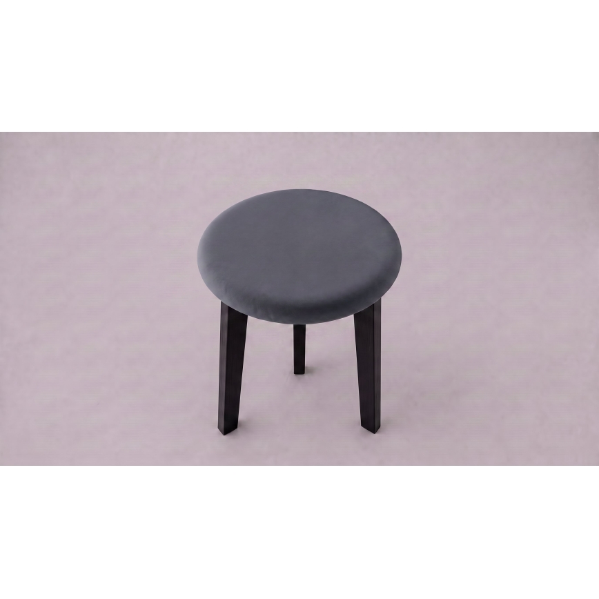 Taburet KUBE pr. 36 cm černá/antracit