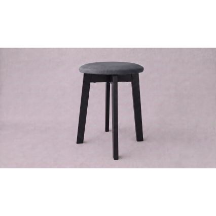 Taburet KUBE pr. 36 cm černá/antracit