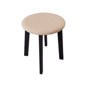 Taburet KUBE pr. 36 cm černá/béžová
