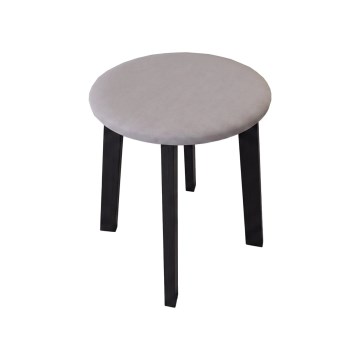 Taburet KUBE pr. 36 cm černá/šedá