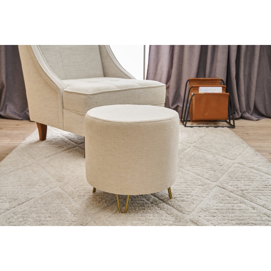 Taburet NANI pr. 40 cm krémová