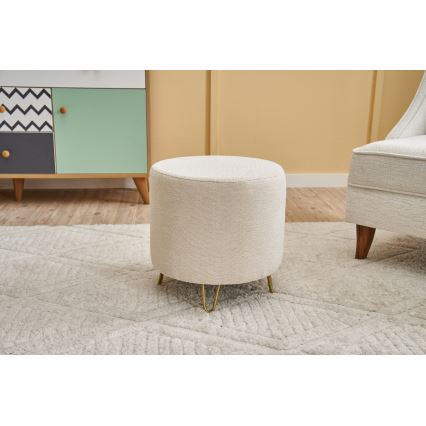 Taburet NANI pr. 40 cm krémová