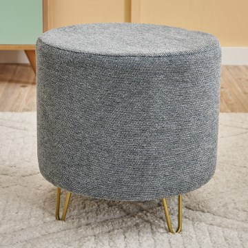 Taburet NANI pr. 40 cm šedá