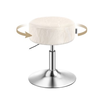 Taburet NUBE pr. 38,5 cm bílá