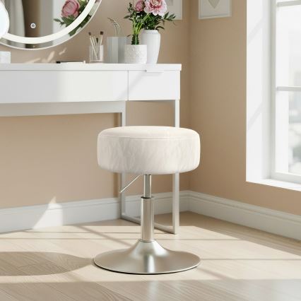 Taburet NUBE pr. 38,5 cm bílá