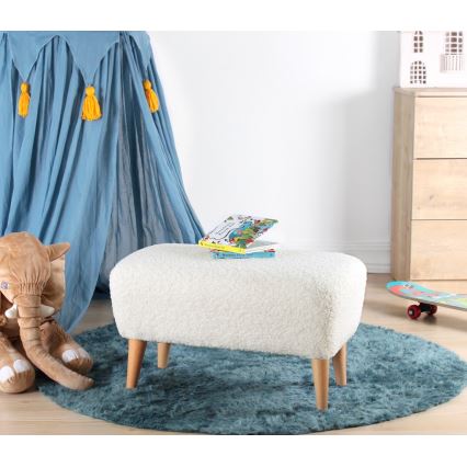 Taburet PIXI 32x61 cm bílá