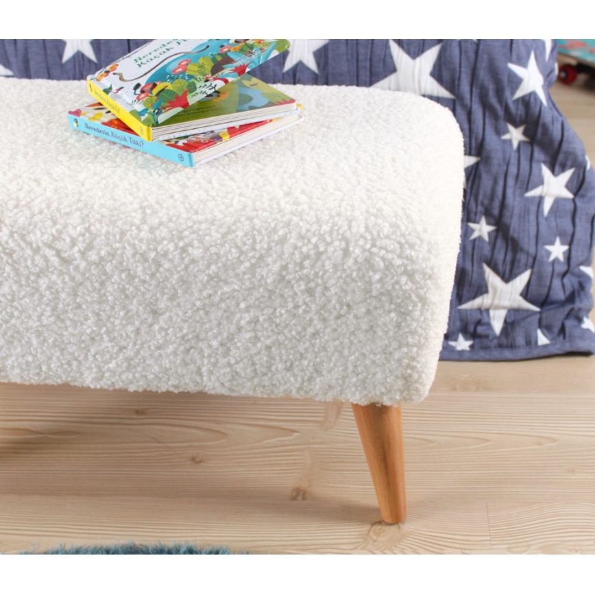 Taburet PIXI 32x61 cm bílá